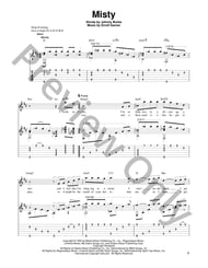 Misty Guitar and Fretted sheet music cover